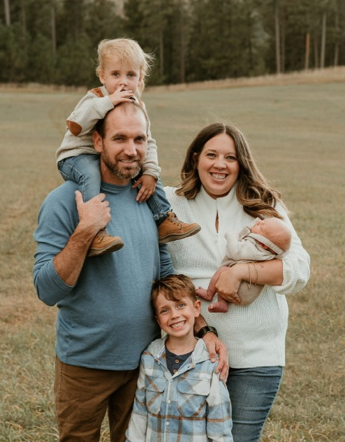 Tyler Sanford with Family